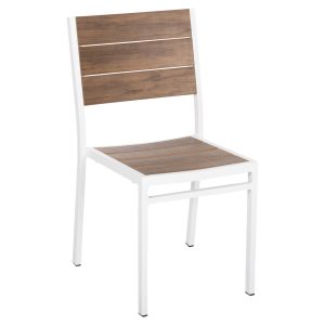 ΚΑΡΕΚΛΑ ALLEGRA HM5705.11 ΜΑΥΡΗ ΜΕΤΑΛΛΙΚΗ ΜΕ ΜΑΞΙΛΑΡΙ-WICKER ΜΠΕΖ 46,5x50x85Υεκ.