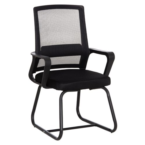 ΚΑΡΕΚΛΑ ΕΠΙΣΚΕΠΤΗ CASTER HM1228.01 PP--MESH--ΜΕΤΑΛΛΟ ΜΑΥΡΟ 46x52x94Υεκ