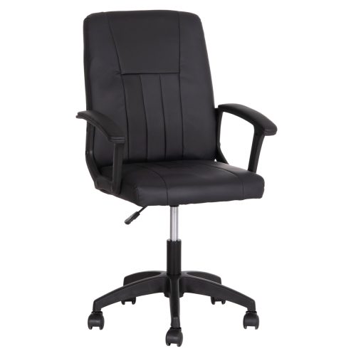 ΚΑΡΕΚΛΑ ΓΡΑΦΕΙΟΥ NIM HM1200.01 ΜΑΥΡΟ PVC-ΜΑΥΡΟΣ ΣΚΕΛΕΤΟΣ & ΒΑΣΗ 58x65x100Υεκ