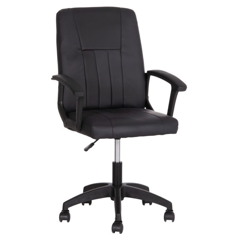 ΚΑΡΕΚΛΑ ΓΡΑΦΕΙΟΥ NIM HM1200.01 ΜΑΥΡΟ PVC-ΜΑΥΡΟΣ ΣΚΕΛΕΤΟΣ & ΒΑΣΗ 58x65x100Υεκ