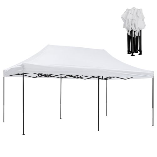 ΚΙΟΣΚΙ/GAZEBO MATTHEW HM6312 ΠΤΥΣΣΟΜΕΝΟ-ΣΚΕΛΕΤΟΣ ΜΕΤΑΛ.ΜΑΥΡΟΣ-ΛΕΥΚΟ ΥΦΑΣΜΑ 300x600x310Yεκ