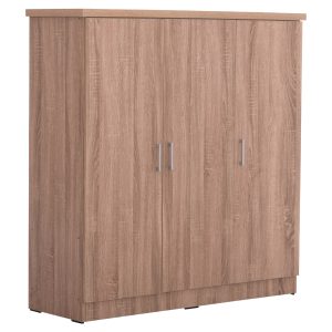 ΝΤΟΥΛΑΠΑ 2ΦΥΛΛΗ 180X60X210Υεκ. ΣΥΡΟΜΕΝΗ ΜΕ ΚΑΘΡΕΠΤΗ SONAMA OAK HM2437