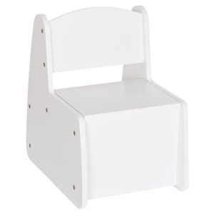 ΠΑΙΔΙΚΟ ΚΑΡΕΚΛΑΚΙ ΜΕ ΑΠΟΘ.ΧΩΡΟ RICKI HM18343.03 ΚΟΝΤΡΑΠΛΑΚΕ/MDF ΛΕΥΚΟ 33x43x47Υεκ
