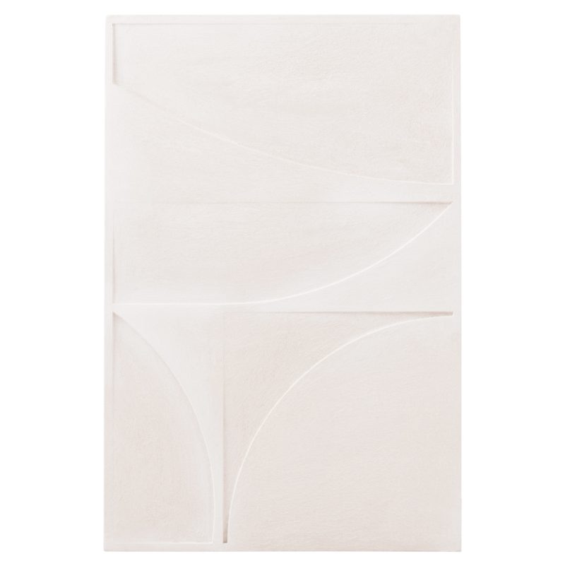 ΠΙΝΑΚΑΣ ΣΕΙΡΑ SANTORINI HM4505 MDF ΣΕ ΥΠΟΛΕΥΚΟ ΧΡΩΜΑ 80x4(πάχος)x120Υεκ.