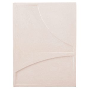 ΠΙΝΑΚΑΣ ΟΡΘΟΓΩΝΙΟΣ ΣΕΙΡΑ SANTORINI HM4509 MDF ΥΠΟΛΕΥΚΟ ΧΡΩΜΑ 60x4(πάχος)x80Υεκ.