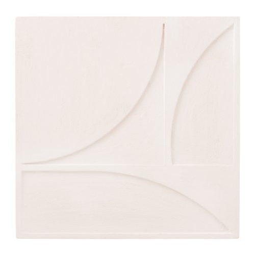 ΠΙΝΑΚΑΣ ΤΕΤΡΑΓΩΝΟΣ ΣΕΙΡΑ SANTORINI HM4508 MDF ΣΕ ΥΠΟΛΕΥΚΟ ΧΡΩΜΑ 80x4(πάχος)x80Υεκ.