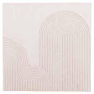 ΠΙΝΑΚΑΣ ΤΕΤΡΑΓΩΝΟΣ ΣΕΙΡΑ SANTORINI HM4517 MDF ΣΕ ΥΠΟΛΕΥΚΟ ΧΡΩΜΑ 80x4,5(πάχος)x80Υεκ.