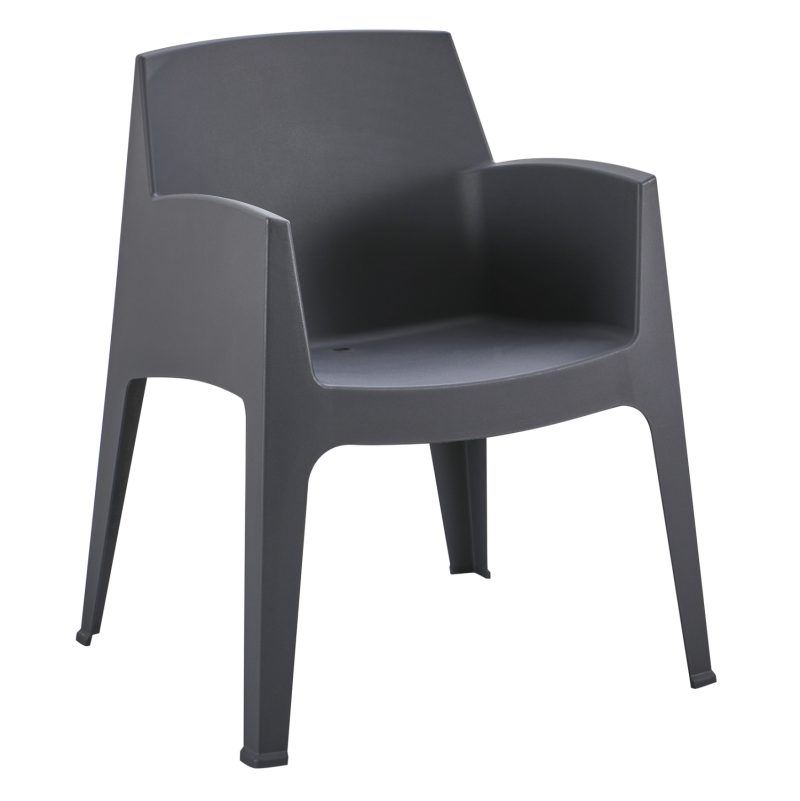 ΠΟΛΥΘΡΟΝΑ ΠΟΛΥΠΡΟΠΥΛΕΝΙΟΥ SLEEK HM6370.10 ΓΚΡΙ 68x63x82,5Υεκ.