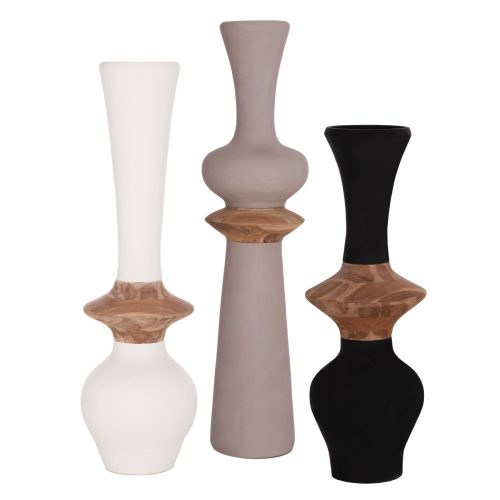 ΣΕΤ 3ΤΜΧ ΔΙΑΚΟΣΜΗΤΙΚΑ ΒΑΖΑ ΔΑΠΕΔΟΥ NEBULA HM21139.03 FIBER CEMENT-ΞΥΛΟ ΤΕΑΚ