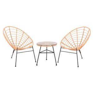 ΤΡΑΠΕΖΙ BRUNO 150X90Χ75Υεκ. ΜΕΤΑΛΛΙΚΟ ΟΡΘΟΓΩΝΙΟ ΚΑΦΕ ΜΕ ΤΡΥΠΑ ΟΜΠΡΕΛΑΣ Φ38 HM5145.12