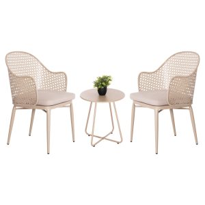 ΣΕΤ LOUNGE 3TMX ΕΞ.ΧΩΡΟΥ OREGO HM21107.03 ΑΛΟΥΜΙΝΙΟ & ΜΕΤΑΛΛΟ ΣΕ ΚΑΠΟΥΤΣΙΝΟ