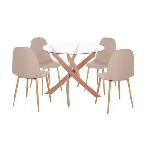 ΣΕΤ 3ΤΜΧ ΤΡΑΠΕΖΙ Φ60 & ΚΑΡΕΚΛΕΣ TWIST HM10307