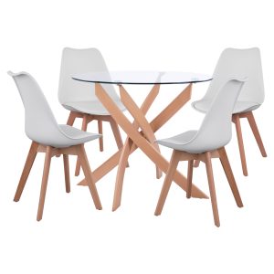 ΣΕΤ 3ΤΜΧ ΤΡΑΠΕΖΙ Φ60 & ΚΑΡΕΚΛΕΣ TWIST HM10307