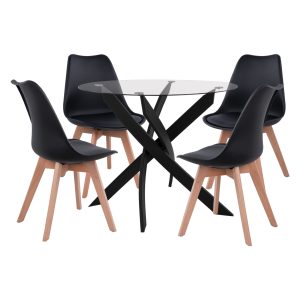 ΣΕΤ 3ΤΜΧ ΤΡΑΠΕΖΙ Φ60 & ΚΑΡΕΚΛΕΣ TWIST HM10307