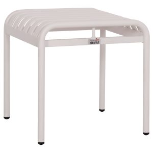 ΣΚΑΜΠΟ ΑΛΟΥΜΙΝΙΟΥ RACHEL HM6340.02 ΛΕΥΚΟ 45x45x46Υεκ.