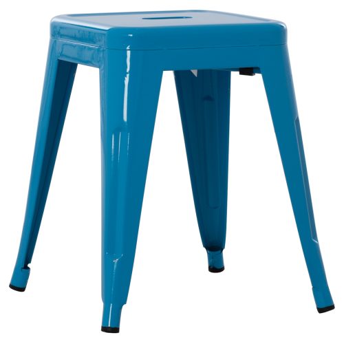 ΣΚΑΜΠΟ ΜΕΤΑΛΛΙΚΟ MELITA HM0096.48 ΣΕ ΜΠΛΕ ΧΡΩΜΑ 37x37x45Υεκ.