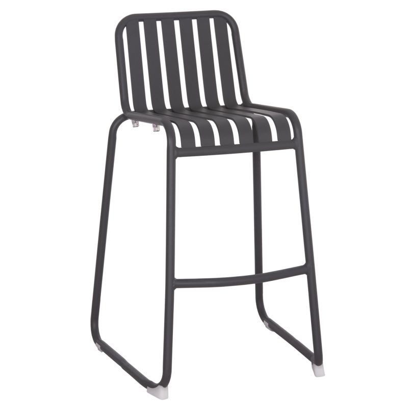 ΣΚΑΜΠΟ ΜΠΑΡ ΑΛΟΥΜΙΝΙΟΥ RACHEL HM6341.01 ΓΚΡΙ 47x56,5x98,5Υεκ.