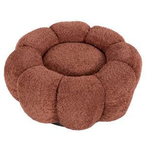 ΠΟΥΦ ΣΚΑΜΠΟ SARONI HM7851.01 SEAGRASS ΣΕ ΦΥΣΙΚΟ-ΛΕΥΚΟ ΧΡΩΜΑ Φ60x35Yεκ.