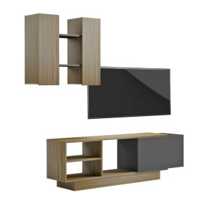 ΕΠΙΠΛΟ TV ALICIA ΜΑΣΙΦ ΞΥΛΟ ΑΚΑΚΙΑΣ ΦΥΣΙΚΟ HM8174.11 160x43x66Y εκ.