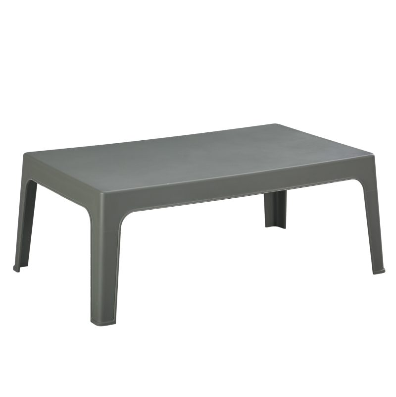ΤΡΑΠΕΖΑΚΙ ΟΡΘΟΓΩΝΙΟ SLEEK HM6367.05 ΠΟΛΥΠΡΟΠΥΛΕΝΙΟ DARK OLIVE 105x64x40Υεκ.