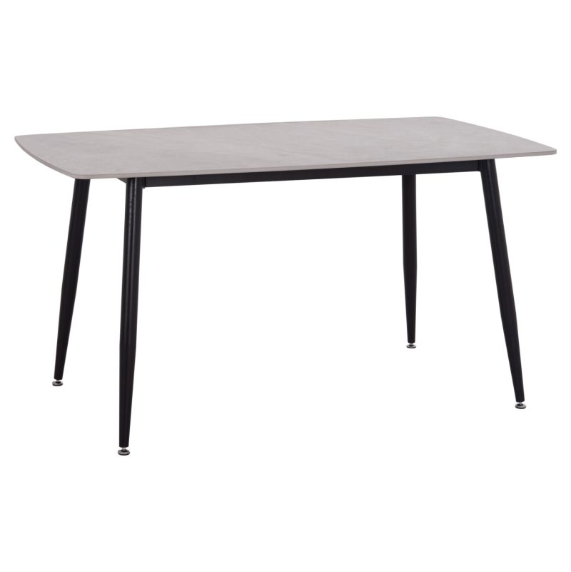 ΤΡΑΠΕΖΙ RAVEN HM18149.13 ΚΕΡΑΜΙΚΟ TOP ΜΕ ΟΨΗ ΓΚΡΙ ΜΑΡΜΑΡΟ 140x80x74Υεκ.