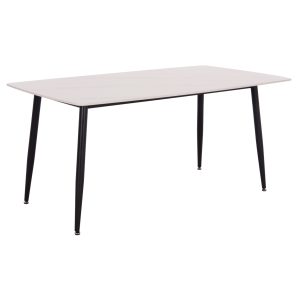 ΤΡΑΠΕΖΙ RAVEN HM18150.01 ΚΕΡΑΜΙΚΟ TOP ΜΕ ΟΨΗ ΛΕΥΚΟ ΜΑΡΜΑΡΟ 160x80x74Υεκ.