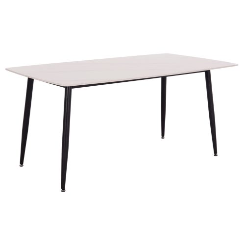 ΤΡΑΠΕΖΙ RAVEN HM18150.01 ΚΕΡΑΜΙΚΟ TOP ΜΕ ΟΨΗ ΛΕΥΚΟ ΜΑΡΜΑΡΟ 160x80x74Υεκ.