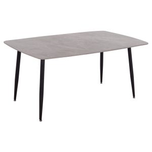 ΤΡΑΠΕΖΙ RAVEN HM18150.13 ΚΕΡΑΜΙΚΟ TOP ΜΕ ΟΨΗ ΓΚΡΙ ΜΑΡΜΑΡΟ 160x80x74Υεκ.