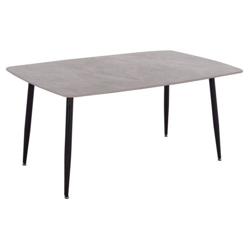 ΤΡΑΠΕΖΙ RAVEN HM18150.13 ΚΕΡΑΜΙΚΟ TOP ΜΕ ΟΨΗ ΓΚΡΙ ΜΑΡΜΑΡΟ 160x80x74Υεκ.