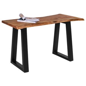 ΤΡΑΠΕΖΙ BRUNO 150X90Χ72Υεκ. ΜΕΤΑΛΛΙΚΟ ΣΑΜΠΑΝΙ ΜΕ ΓΥΑΛΙΝΗ ΕΠΙΦΑΝΕΙΑ HM5145.04