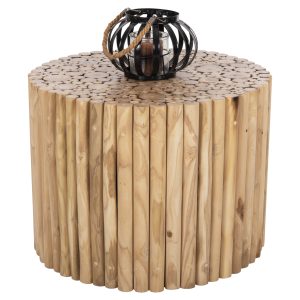 ΤΡΑΠΕΖΙ ΣΑΛΟΝΙΟΥ ΟΒΑΛ BRECCAN HM6594.02 ΜΠΕΖ FIBER CEMENT 130x70x40Υεκ