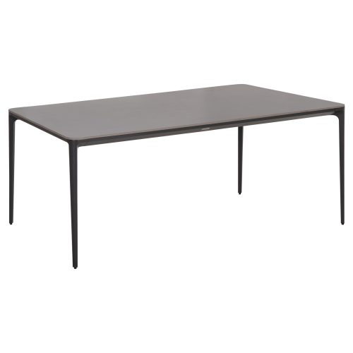 ΤΡΑΠΕΖΙ ΤΡΑΠΕΖΑΡΙΑΣ STAD HM6557.01 ΓΚΡΙ ΑΛΟΥΜΙΝΙΟ & SINTERED STONE TOP 180x90x74Υεκ