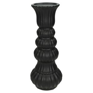 Κηροπήγιο ArteLibre Μαύρο Αλουμίνιο 13.5x13.5x20cm