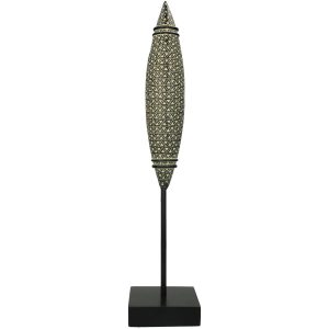 Floor/Table Ρολόι "Rapa" Αλουμίνιο Μπρούντζινο PU L. 155 cm D. 205 cm