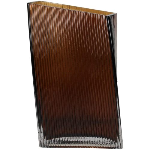 Βάζο ArteLibre Φυσικό Γυαλί 14.5x9x25cm