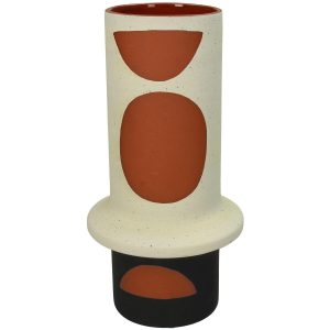 Βάζο ArteLibre Κόκκινο Γυαλί 16x16x25cm