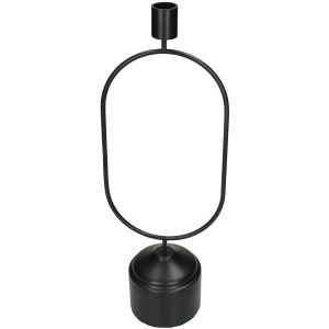 Κηροπήγιο ArteLibre Μαύρο Μέταλλο 13x8.5x36cm