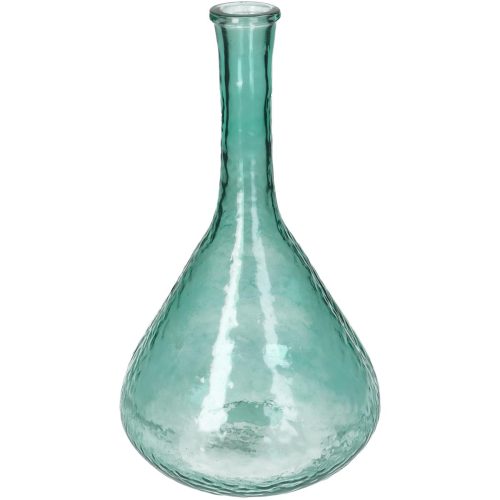 Βάζο ArteLibre Πετρόλ Ανακυκλωμένο Γυαλί 17.8x17.8x30.5cm